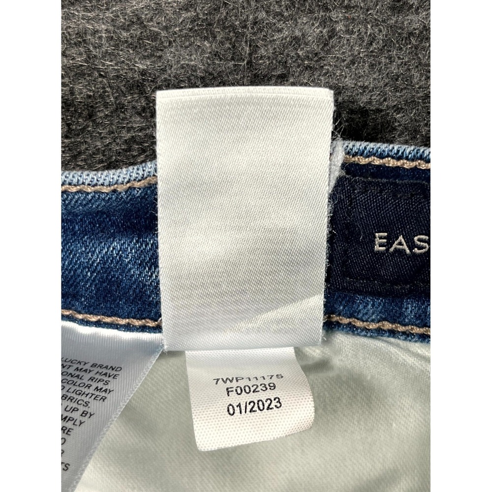 Lucky Brand Los Angeles Easy Rider Jeans Womens 8/29 Blue Denim Distressed - Picture 8 of 10